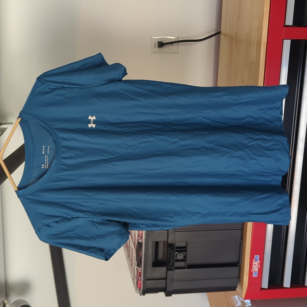 UA Ocean Blue Heatgear Tee